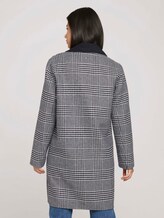 Karierter Wendemantel - Frauen - offwhite navy big glencheck Karierter Wendemantel - Frauen - offwhite navy big glencheck - 2 - TOM TAILOR