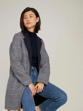 Karierter Wendemantel - Frauen - offwhite navy big glencheck Karierter Wendemantel - Frauen - offwhite navy big glencheck - 5 - TOM TAILOR