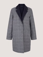 Karierter Wendemantel - Frauen - offwhite navy big glencheck Karierter Wendemantel - Frauen - offwhite navy big glencheck - 7 - TOM TAILOR