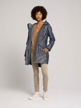 Gevoerde regenjas - Vrouwen - navy beige minimal Gevoerde regenjas - Vrouwen - navy beige minimal - 3 - TOM TAILOR