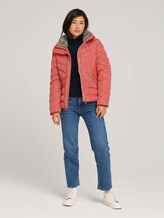 Stehkragen Pufferjacke mit recyceltem Polyester - Frauen - cozy pink Stehkragen Pufferjacke mit recyceltem Polyester - Frauen - cozy pink - 3 - TOM TAILOR