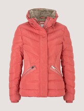 Stehkragen Pufferjacke mit recyceltem Polyester - Frauen - cozy pink Stehkragen Pufferjacke mit recyceltem Polyester - Frauen - cozy pink - 7 - TOM TAILOR