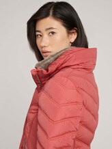Stehkragen Pufferjacke mit recyceltem Polyester - Frauen - cozy pink Stehkragen Pufferjacke mit recyceltem Polyester - Frauen - cozy pink - 9 - TOM TAILOR