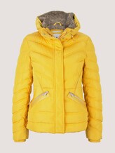 Stehkragen Pufferjacke mit recyceltem Polyester - Frauen - golden pumpkin Stehkragen Pufferjacke mit recyceltem Polyester - Frauen - golden pumpkin - 7 - TOM TAILOR