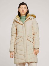 Gesteppter Parka mit recyceltem Polyester - Frauen - smooth light sand Gesteppter Parka mit recyceltem Polyester - Frauen - smooth light sand - 1 - TOM TAILOR