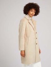 Kunstfell Mantel - Frauen - smooth light sand Kunstfell Mantel - Frauen - smooth light sand - 5 - TOM TAILOR