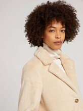 Kunstfell Mantel - Frauen - smooth light sand Kunstfell Mantel - Frauen - smooth light sand - 9 - TOM TAILOR