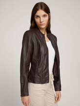 Bikerjack van imitatieleer - Vrouwen - java dark brown Bikerjack van imitatieleer - Vrouwen - java dark brown - 5 - TOM TAILOR