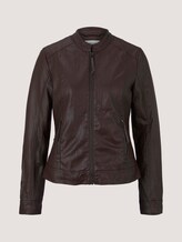 Bikerjack van imitatieleer - Vrouwen - java dark brown Bikerjack van imitatieleer - Vrouwen - java dark brown - 7 - TOM TAILOR