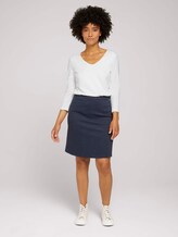 Fein strukturierter Rock - Frauen - navy twill structure Fein strukturierter Rock - Frauen - navy twill structure - 3 - TOM TAILOR