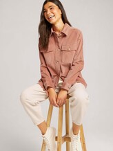 Shacket Hemdjacke aus Cord - Frauen - clay rose Shacket Hemdjacke aus Cord - Frauen - clay rose - 5 - TOM TAILOR Denim