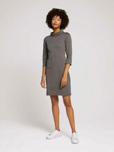 Patterned dress with a turtleneck - Women - navy beige houndstooth Patterned dress with a turtleneck - Women - navy beige houndstooth - 3 - TOM TAILOR