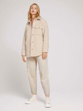 overshirt met zijzakken - Vrouwen - warm sand beige overshirt met zijzakken - Vrouwen - warm sand beige - 3 - TOM TAILOR Denim