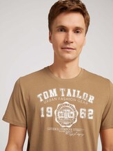 T-Shirt mit Print - Männer - Toasted Coconut T-Shirt mit Print - Männer - Toasted Coconut - 9 - TOM TAILOR