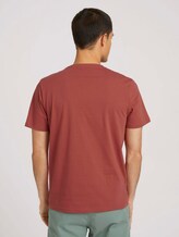 T-Shirt mit Print - Männer - Used Red T-Shirt mit Print - Männer - Used Red - 2 - TOM TAILOR