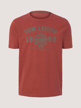 T-Shirt mit Print - Männer - Used Red T-Shirt mit Print - Männer - Used Red - 7 - TOM TAILOR