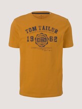 T-Shirt mit Print - Männer - Flame Brown T-Shirt mit Print - Männer - Flame Brown - 7 - TOM TAILOR