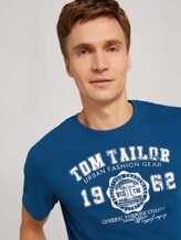 T-Shirt mit Print - Männer - Poseidon Blue T-Shirt mit Print - Männer - Poseidon Blue - 9 - TOM TAILOR