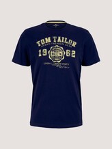 T-Shirt mit Logo-Print - Männer - Sailor Blue T-Shirt mit Logo-Print - Männer - Sailor Blue - 7 - TOM TAILOR