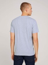 T-Shirt mit Print - Männer - Light Stone Grey Melange T-Shirt mit Print - Männer - Light Stone Grey Melange - 2 - TOM TAILOR