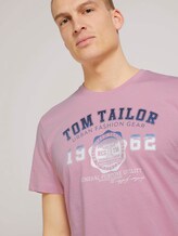 T-Shirt mit Logo-Print - Männer - Soft Pink T-Shirt mit Logo-Print - Männer - Soft Pink - 9 - TOM TAILOR