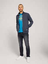 T-Shirt mit Logo-Print - Männer - north blue T-Shirt mit Logo-Print - Männer - north blue - 3 - TOM TAILOR