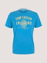 T-Shirt mit Logo-Print - Männer - north blue T-Shirt mit Logo-Print - Männer - north blue - 7 - TOM TAILOR