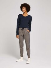 Karierte Loose Fit Hose - Frauen - navy beige houndstooth Karierte Loose Fit Hose - Frauen - navy beige houndstooth - 3 - TOM TAILOR