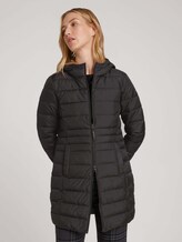 lightweight quilted jacket with a hood - Women - deep black lightweight quilted jacket with a hood - Women - deep black - 1 - TOM TAILOR Denim