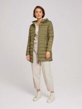 lichtgewicht gewatteerd jack met capuchon - Vrouwen - deep olive green lichtgewicht gewatteerd jack met capuchon - Vrouwen - deep olive green - 3 - TOM TAILOR Denim