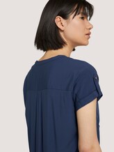 Short-sleeved shirt - Women - Dark Denim Blue Short-sleeved shirt - Women - Dark Denim Blue - 9 - TOM TAILOR