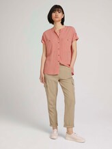 Blouse met korte mouwen - Vrouwen - dusty pastel pink Blouse met korte mouwen - Vrouwen - dusty pastel pink - 3 - TOM TAILOR