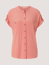 Blouse met korte mouwen - Vrouwen - dusty pastel pink Blouse met korte mouwen - Vrouwen - dusty pastel pink - 7 - TOM TAILOR