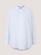 Popeline Bluse - Frauen - White Popeline Bluse - Frauen - White - 7 - TOM TAILOR