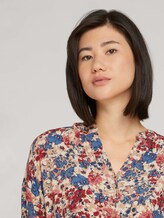 Blouse with a floral pattern - Women - pink big floral design Blouse with a floral pattern - Women - pink big floral design - 9 - TOM TAILOR