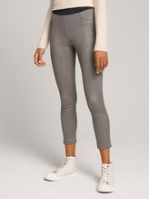 Zachte treggings - Vrouwen - navy houndstooth print Zachte treggings - Vrouwen - navy houndstooth print - 1 - TOM TAILOR