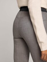 Zachte treggings - Vrouwen - navy houndstooth print Zachte treggings - Vrouwen - navy houndstooth print - 10 - TOM TAILOR