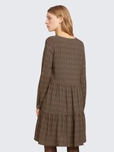 Volantkleid mit Fischgrätenmuster - Frauen - herringbone print Volantkleid mit Fischgrätenmuster - Frauen - herringbone print - 2 - TOM TAILOR