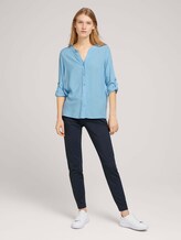Bluse mit Ärmel Turn-Up - Frauen - Clear Light Blue Bluse mit Ärmel Turn-Up - Frauen - Clear Light Blue - 3 - TOM TAILOR