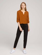 Bluse mit Ärmel Turn-Up - Frauen - tawny brown Bluse mit Ärmel Turn-Up - Frauen - tawny brown - 3 - TOM TAILOR