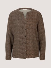 Bluse mit Ärmel Turn-Up - Frauen - herringbone print Bluse mit Ärmel Turn-Up - Frauen - herringbone print - 7 - TOM TAILOR
