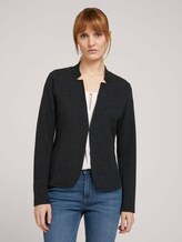 Blazer mit Fischgräten-Muster - Frauen - grey herringbone fabric Blazer mit Fischgräten-Muster - Frauen - grey herringbone fabric - 1 - TOM TAILOR