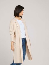 Langer Strickmantel - Frauen - smooth light sand melange Langer Strickmantel - Frauen - smooth light sand melange - 5 - TOM TAILOR