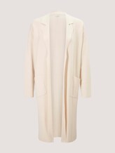 Langer Strickmantel - Frauen - smooth light sand melange Langer Strickmantel - Frauen - smooth light sand melange - 7 - TOM TAILOR