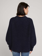 Trui met opstaande kraag - Vrouwen - Sky Captain Blue Trui met opstaande kraag - Vrouwen - Sky Captain Blue - 2 - TOM TAILOR
