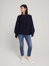 Trui met opstaande kraag - Vrouwen - Sky Captain Blue Trui met opstaande kraag - Vrouwen - Sky Captain Blue - 3 - TOM TAILOR