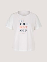 T-Shirt mit Print - Frauen - Whisper White T-Shirt mit Print - Frauen - Whisper White - 7 - TOM TAILOR
