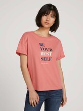 T-Shirt mit Bio-Baumwolle - Frauen - dusty pastel pink T-Shirt mit Bio-Baumwolle - Frauen - dusty pastel pink - 1 - TOM TAILOR