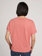 T-Shirt mit Bio-Baumwolle - Frauen - dusty pastel pink T-Shirt mit Bio-Baumwolle - Frauen - dusty pastel pink - 2 - TOM TAILOR
