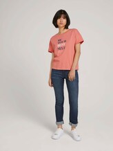 T-Shirt mit Bio-Baumwolle - Frauen - dusty pastel pink T-Shirt mit Bio-Baumwolle - Frauen - dusty pastel pink - 3 - TOM TAILOR